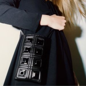 Zara Studded Cell Phone Bag